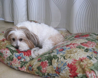 Designer Dog Bed Cover - Small Dog Bed, Puppy Bed, Little Dog Bed, Dachshund bed, Pet Bed Duvet