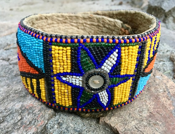 Vintage belt from Africa Vintage African Yoruba Beaded Belt #17213 — The Bead Chest main image 2