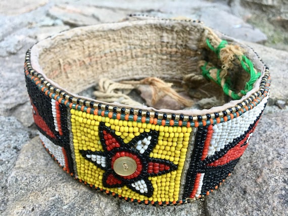 Vintage East African Beaded Belt-rare-beautiful Condition - Etsy display picture 1