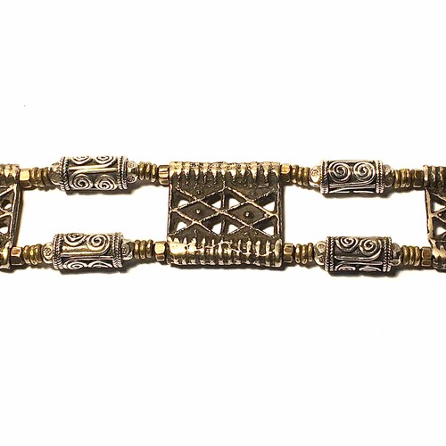 Statement shops Bracelet-OOAK-Ethnic-Tribal-Bronze-Silver-Copper-Brass-Designed by Aklia
