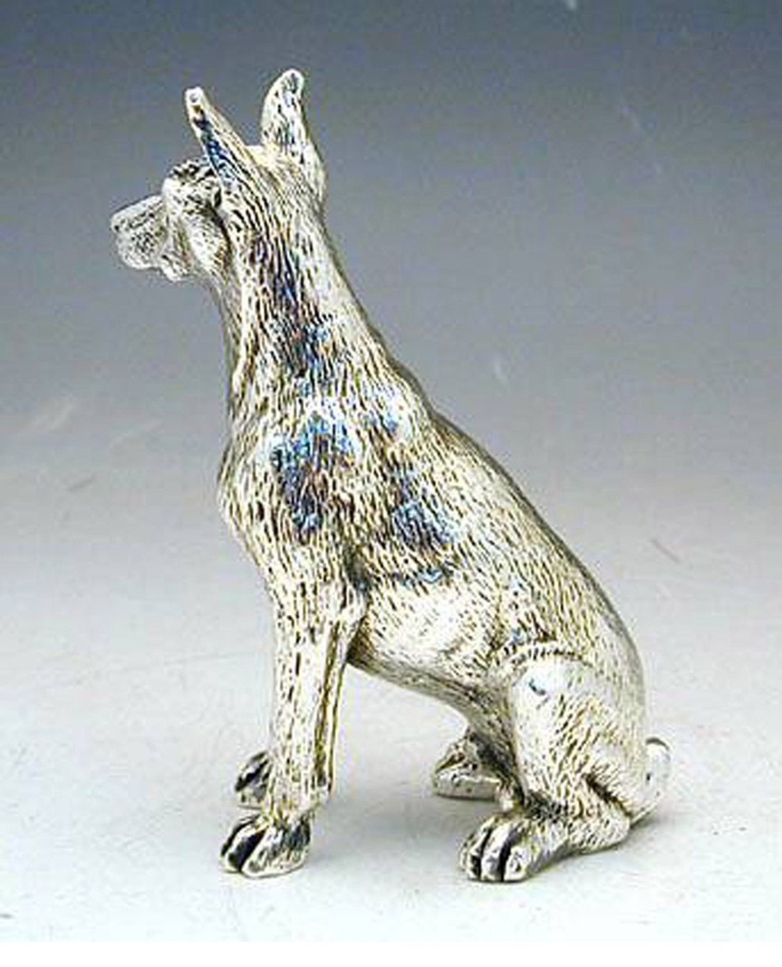 Sterling Silver Doberman Figurine Dogs Caspi Silver Etsy