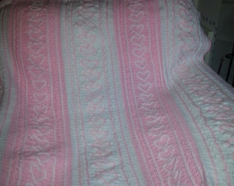 Heart Strings - Pink and White 123