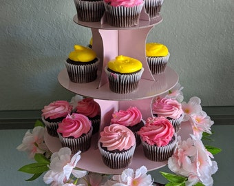 baby shower cupcake tower