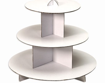 white cupcake stand etsy