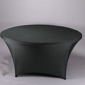 60" round Spandex tablecloths, spandex fitted table cloths, fitted table covers, fabric tablecloth