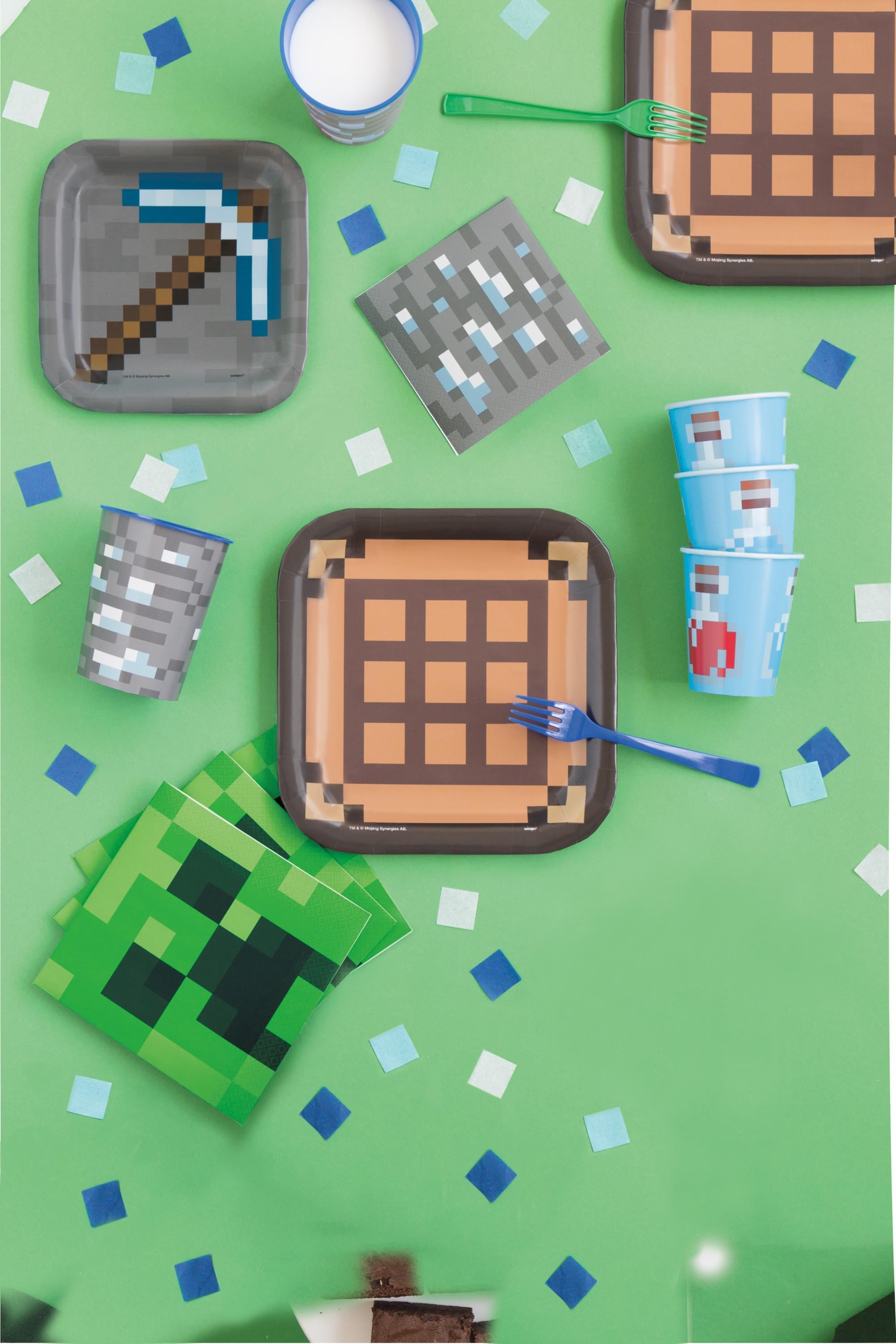 Minecraft Dessert Plates (7'' Square)