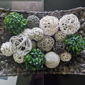 Artificial round green topiary balls for indoor decor, boxwood ball, faux plants image 9