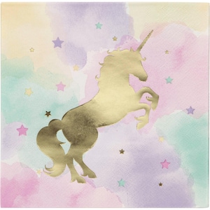 Unicorn party paper Lunch napkins, party supplies, girl party ideas, unicorn birthday
