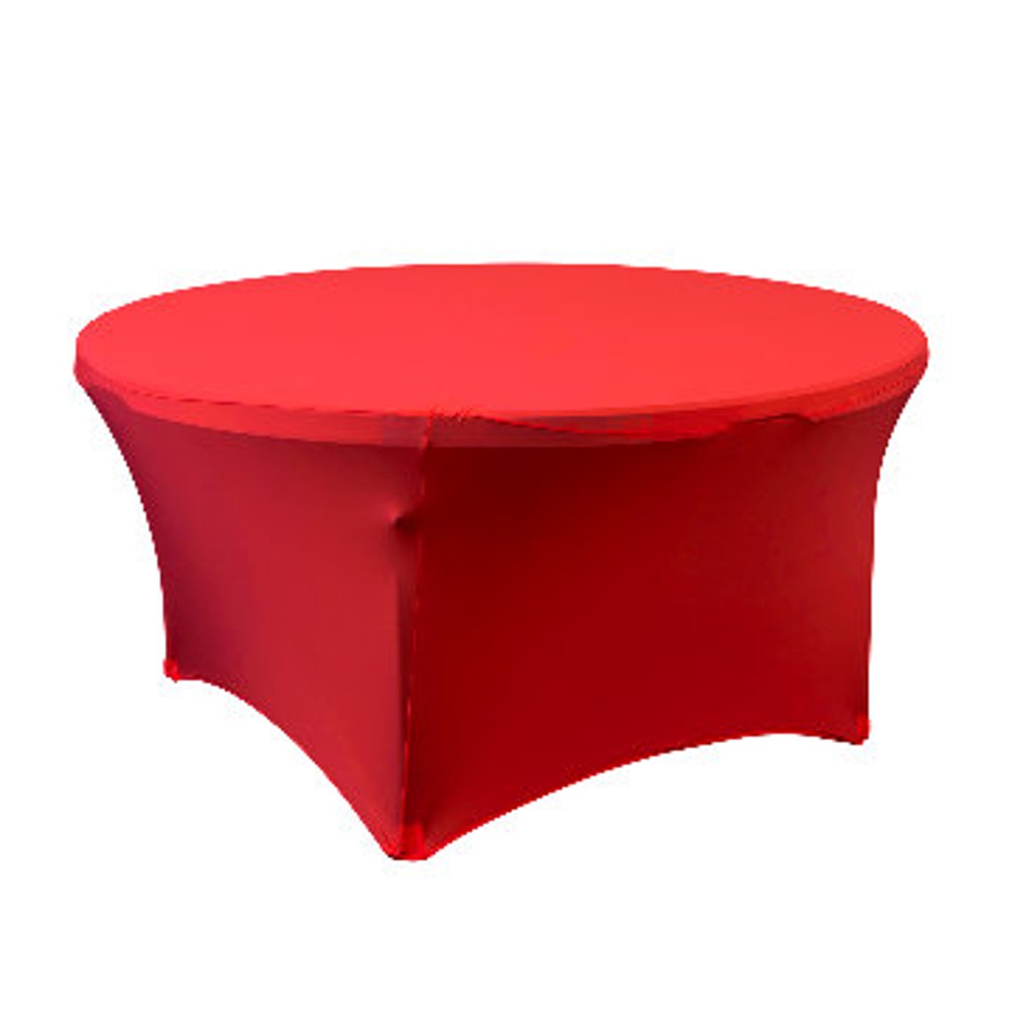 60 Round Spandex Tablecloths Spandex Fitted Table Etsy