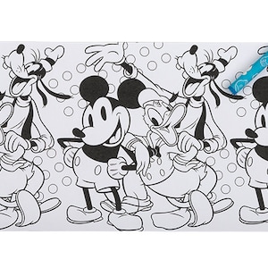 3 Mickey mouse coloring rolls and crayons, Mickey mouse birthday, Mickey birthday, first birthday party, mickey mouse party favors, disney