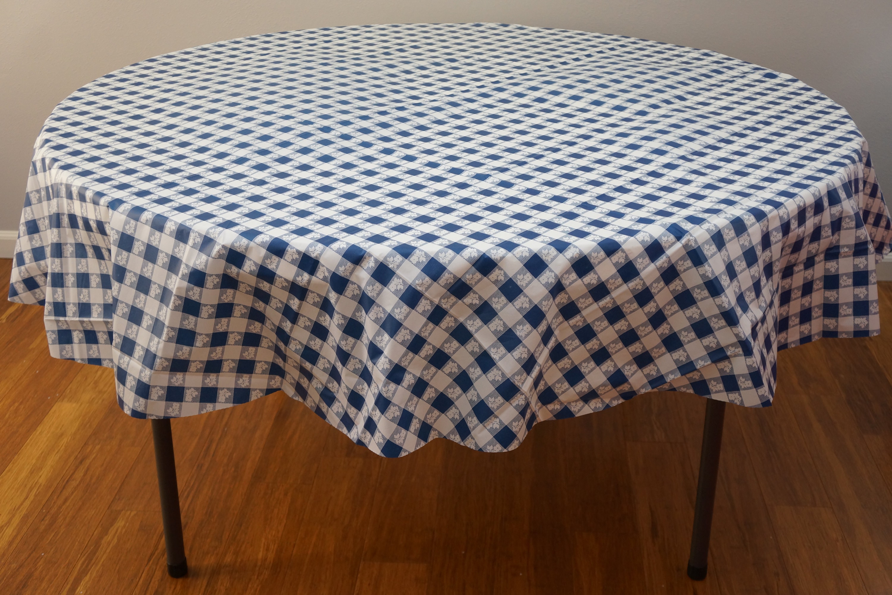 Blue/white Gingham print tablecloth picnic tablecloth blue Etsy