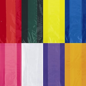 Colored Cellophane Treat Bags, 30 Pack with Twist Ties