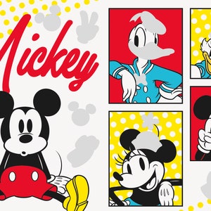 4 Mickey mouse Sticker activity sheet, Mickey mouse birthday, Mickey birthday, first birthday party, mickey mouse party favors, disney