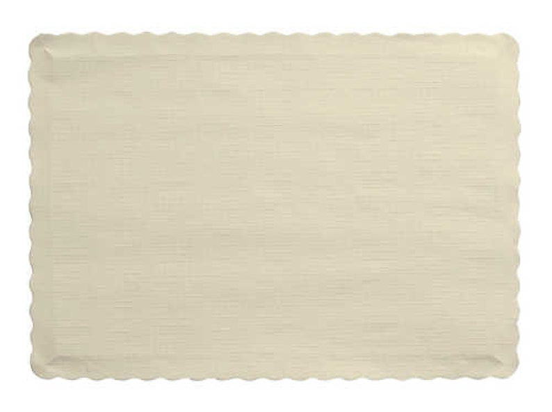 ivory placemat paper place mat paper placemats with a scalloped edge off whitebeige place mat 50 count Ivory Paper Placemats