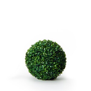 Artificial round green topiary balls for indoor decor, boxwood ball, faux plants image 4