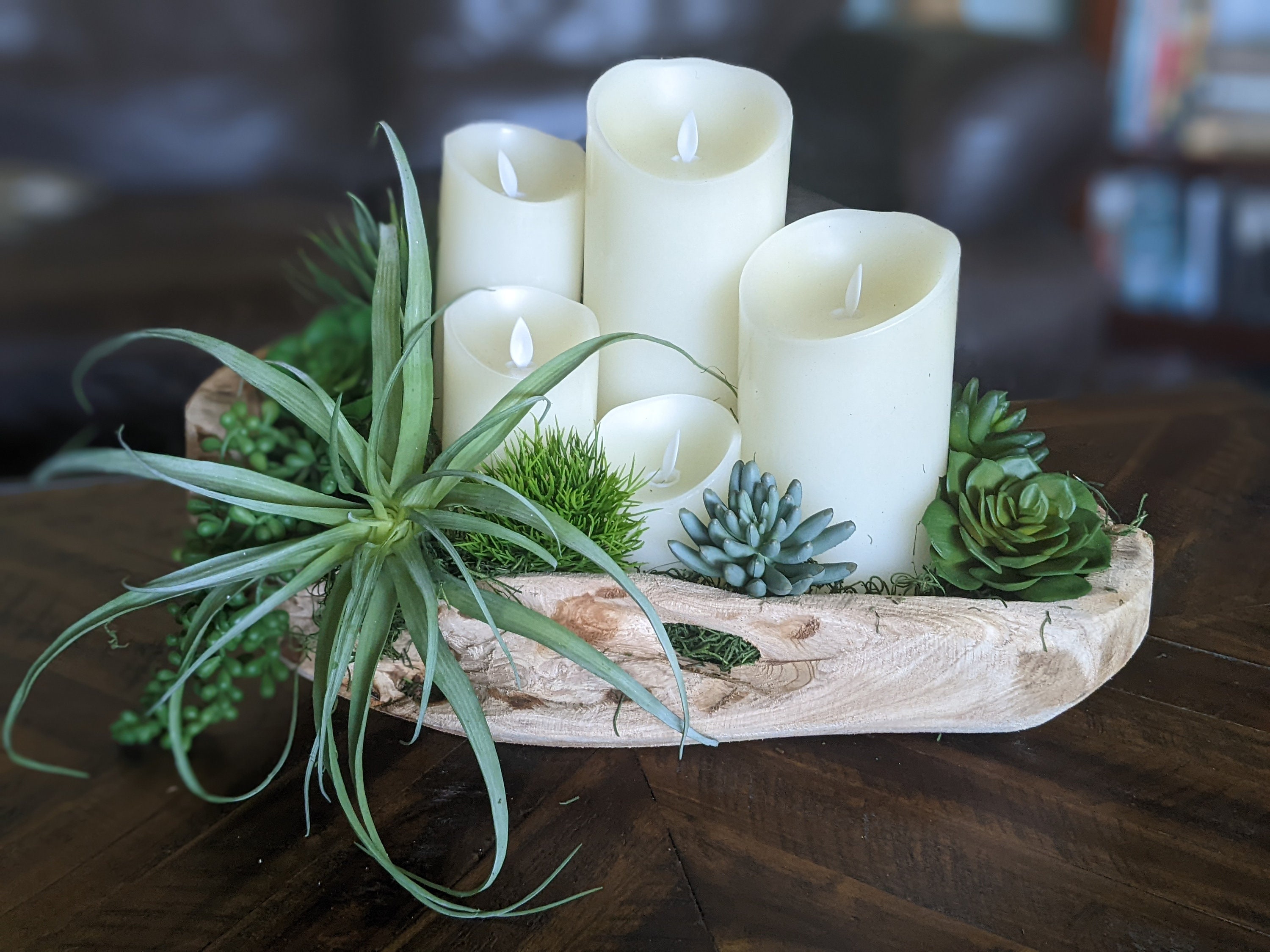 Bougies LED sans flamme, à piles, pour Décoration - Blanc