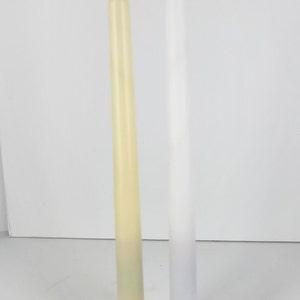 Set of 6 11 LED flickering flameless taper candles for candlesticks image 2