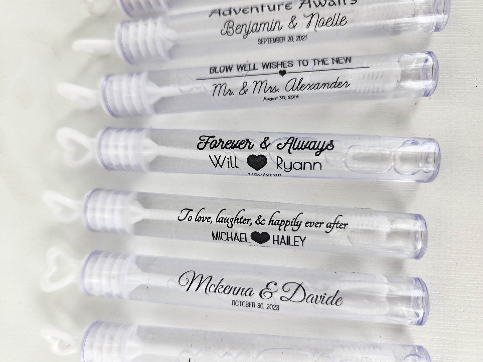 30 Personalized Bubble Labels for Bubble Wands Wedding Bubble Etsy