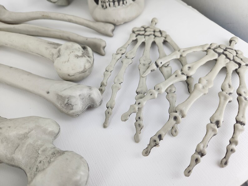 Bag O' Bones Skeleton Bones Scary Halloween Halloween - Etsy