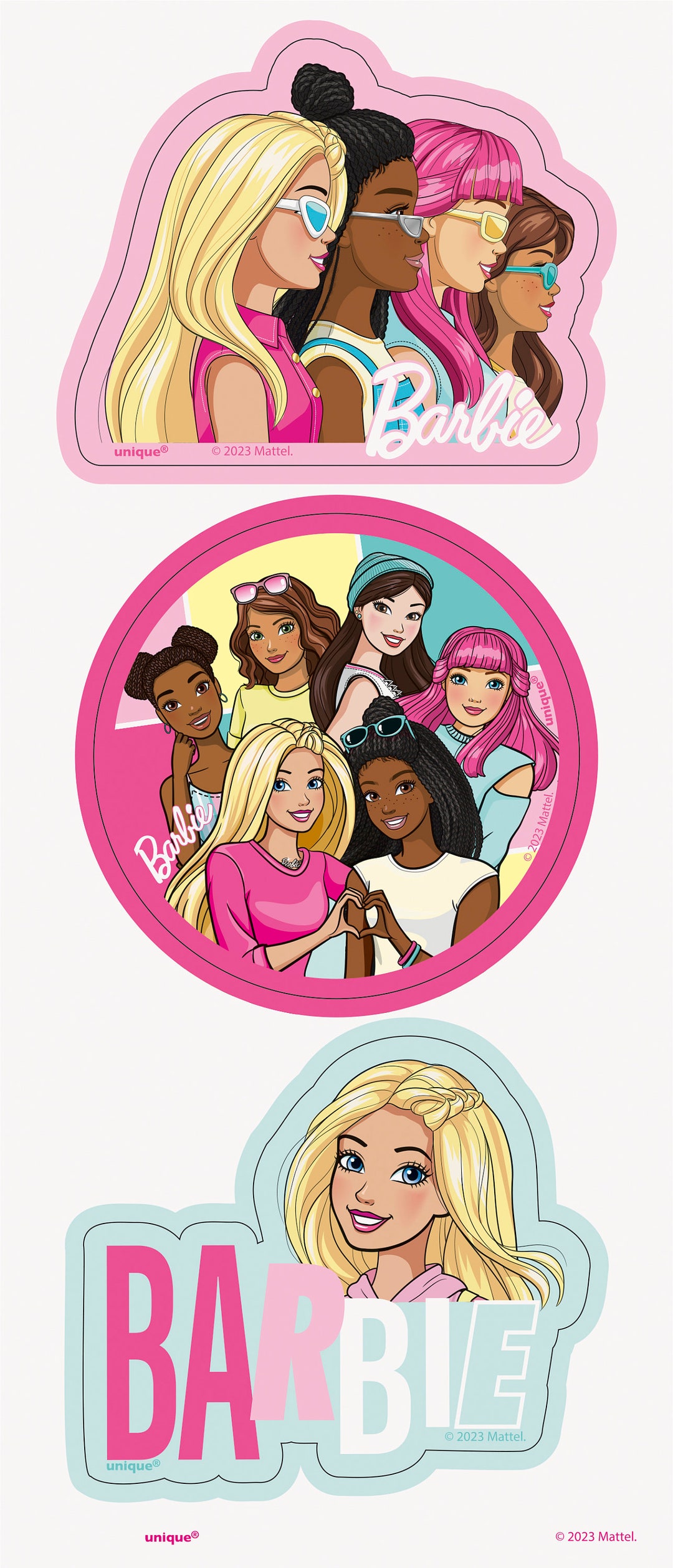 Barbie Vinyl Decal Sticker - Self-Adhesive Quote Decal For Windows, Walls, Laptops