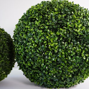 Artificial round green topiary balls for indoor decor, boxwood ball, faux plants image 5