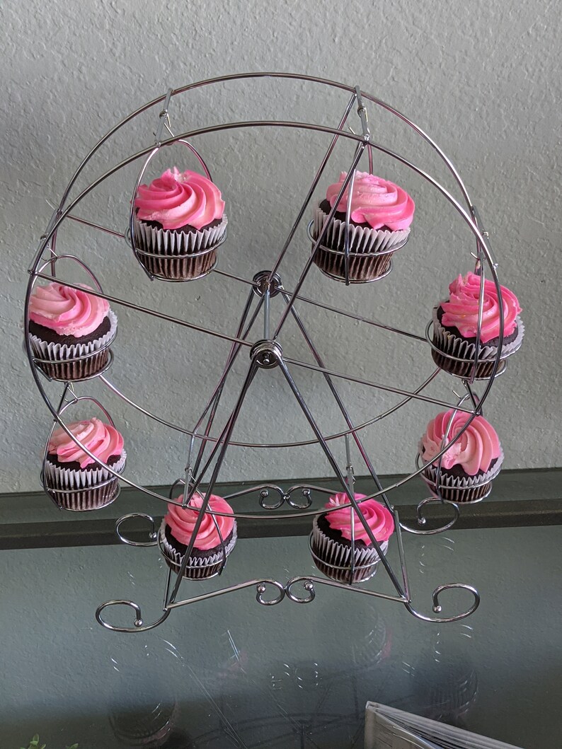 Ferris Wheel Cupcake Stand Circus Theme Cupcake Holder Wheel Etsy