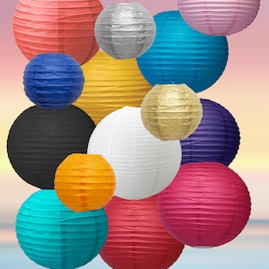 Round paper ball lanterns, outdoor decor, party decorations, chinese lantern, outdoor party decorations, ball lanterns