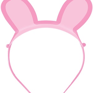 4 Peppa Pig paper headband, Peppa pig birthday party, Peppa pig party supplies, Peppa pig favors, peppa pig party favors