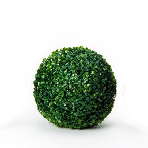 Artificial round green topiary balls for indoor decor, boxwood ball, faux plants image 3