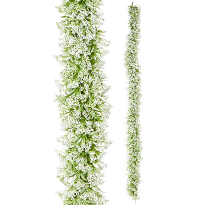 62 Artificial Babys Breath Garland Fern Flower Garland Etsy