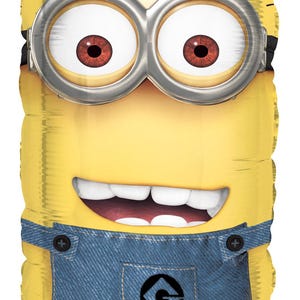 Minions giant foil balloon, despicable me, kids party, large mylar balloon