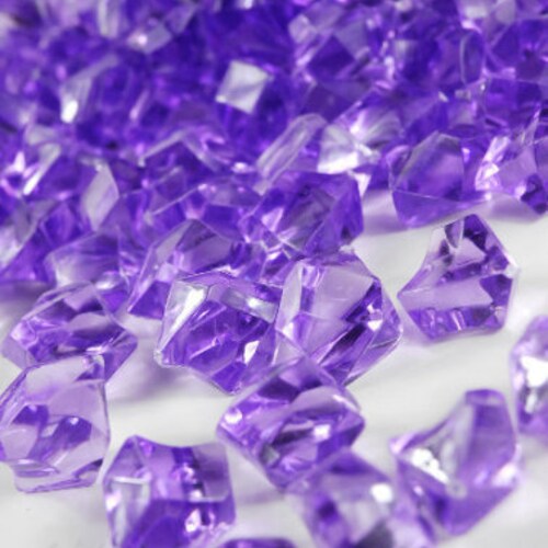 Blue Acrylic Plastic Rock Vase Filler Table Scatter Blue Etsy