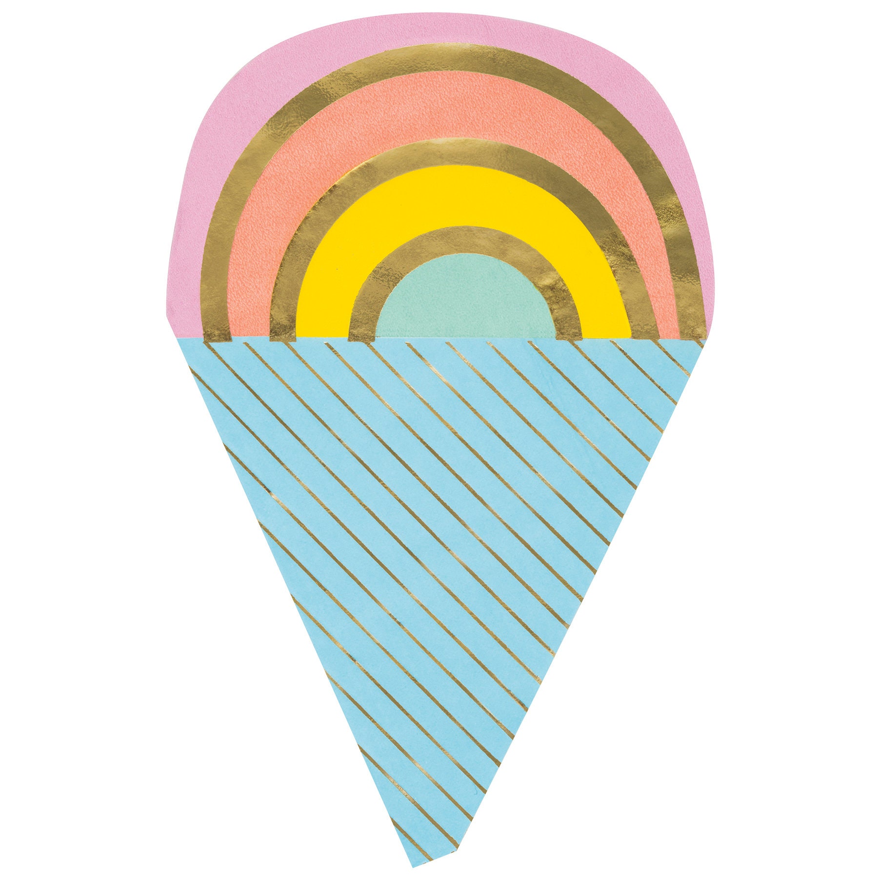 Ice cream shaped paper napkins ice cream party sugar party sweets party decor ice cream party decorations ice cream party