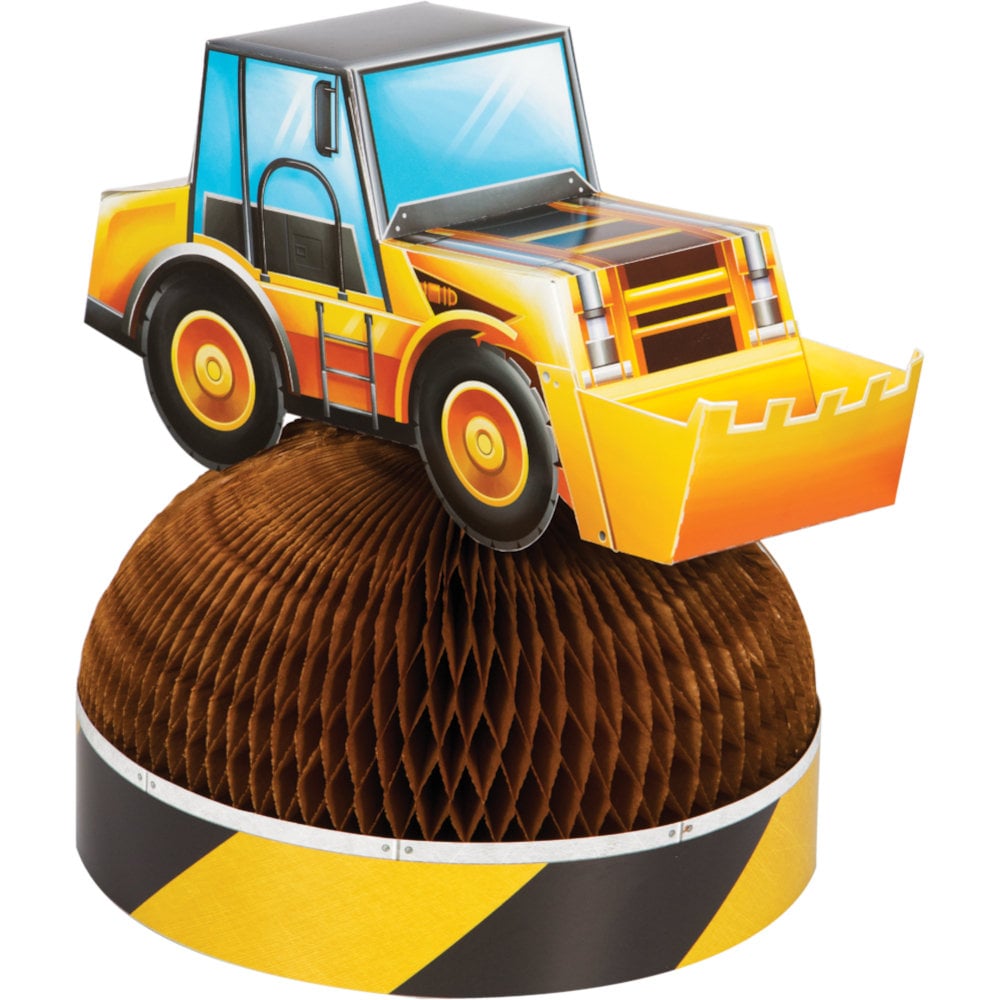 Construction 3d centerpiece big dig construction decor excavator party dump truck birthday construction birthday party