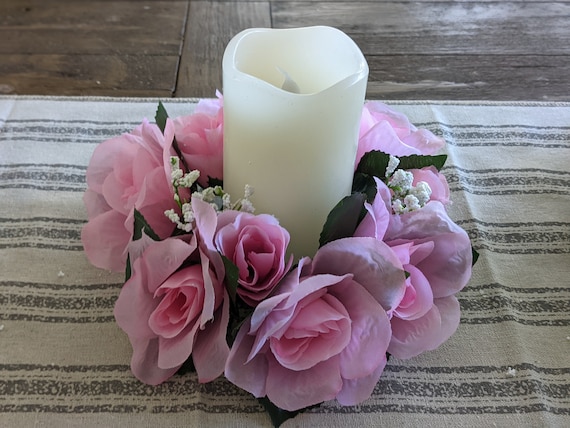 Wedding Centerpieces  Floral Centerpieces with Candle Holders