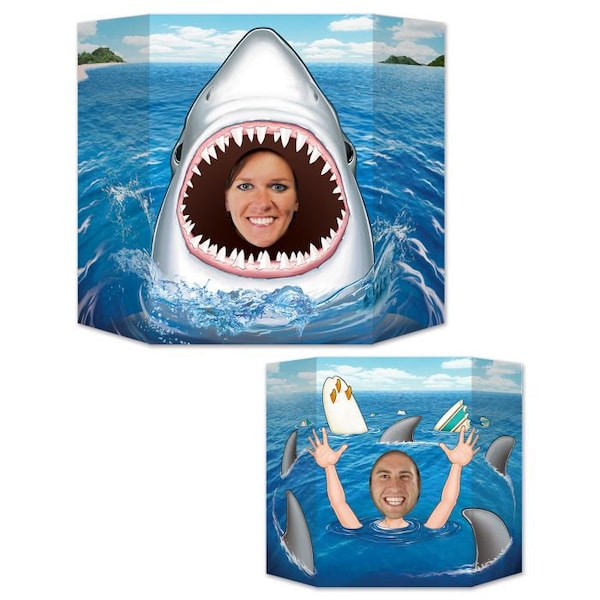 Shark photo prop, shark party , great white  ,   birthday party supplies, ocean,  beach , boys