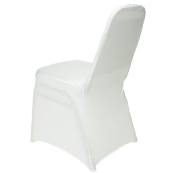 Fixed spandex banquet chair cover, Reusable polyester banquet chair cover,  white chair cover, event chair cover, wedding chair cover