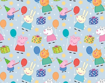Peppa Pig Giftwrap Peppa Pig Birthday Party Peppa Pig Party Supplies Peppa Pig Wrapping Paper Peppa Pig Gift Wrap Etsy