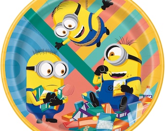 Procos 8-Pack Minions Rise Of Gru Party Plates (23cm) - Disposable Paper Plates For Kids Birthdays 2 thumbnail image