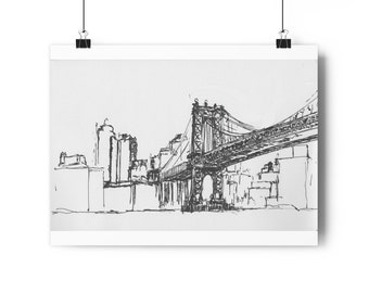 Giclée Art Print - Manhattan Bridge