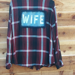 Flannel and Tee. Wife