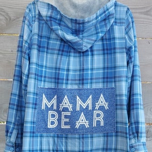 Flannel jacket and Tee. MAMA BEAR