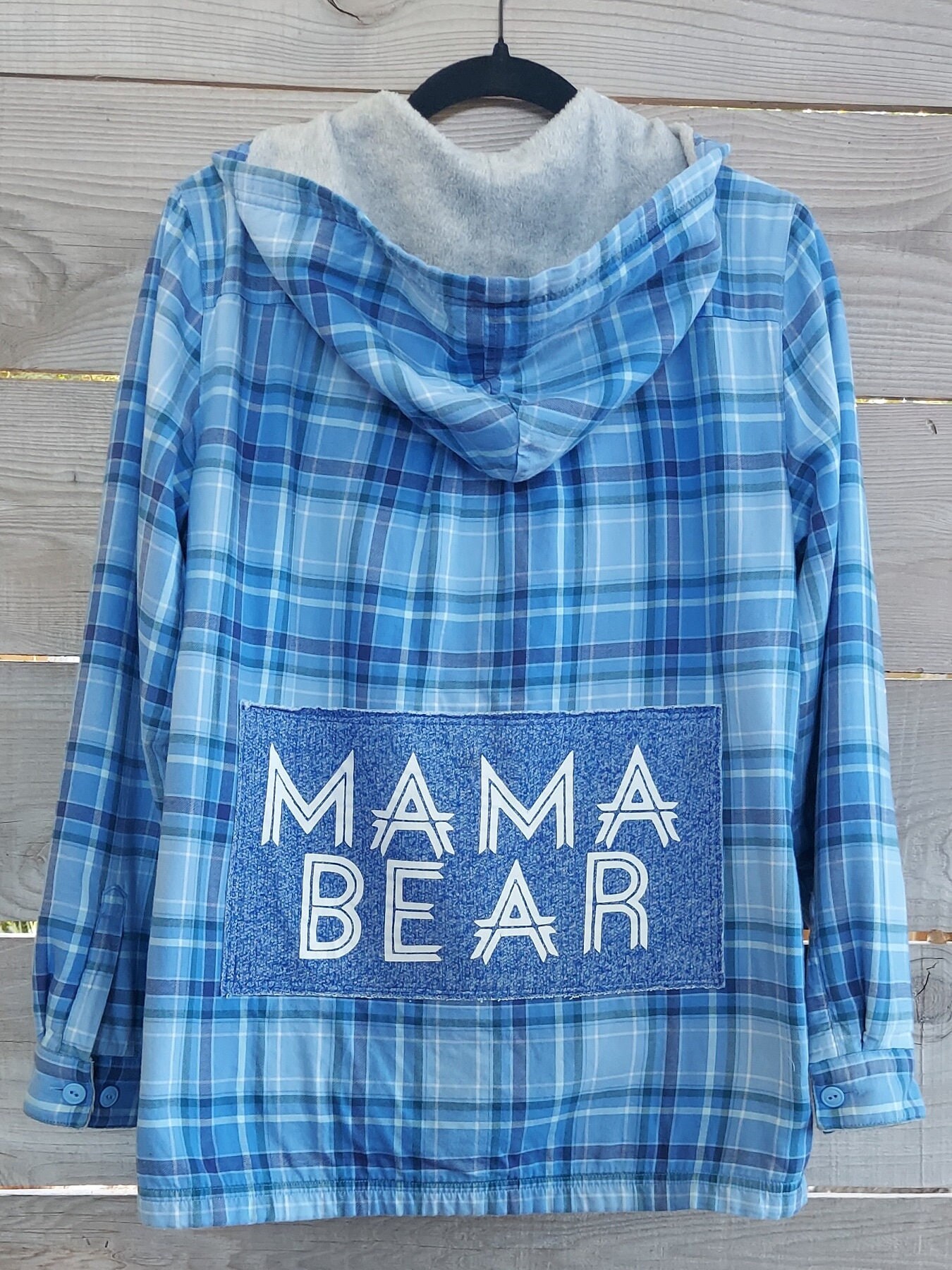 Flannel Jacket and Tee. MAMA BEAR Etsy