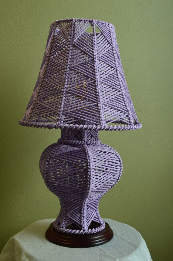 Абажур из макраме схемы