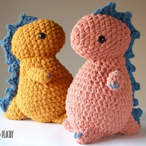 DIGITAL PATTERN Stan and Sue the Dinosaur Plushies Crochet Pattern