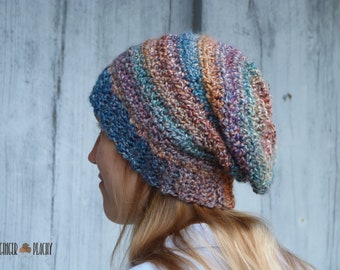 DIGITAL PATTERN Stockholm Slouch Beanie Crochet Pattern