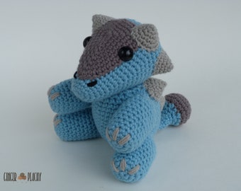 DIGITAAL PATROON Haakpatroon Spike the Ankylosaurus Amigurumi