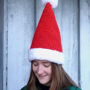 DIGITAL PATTERN Chunky Santa and Elf Hat Crochet Pattern