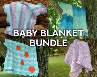 Baby Blanket Crochet Pattern Bundle