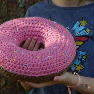 DIGITAL PATTERN Scrumptious Donut Pillow Crochet Pattern